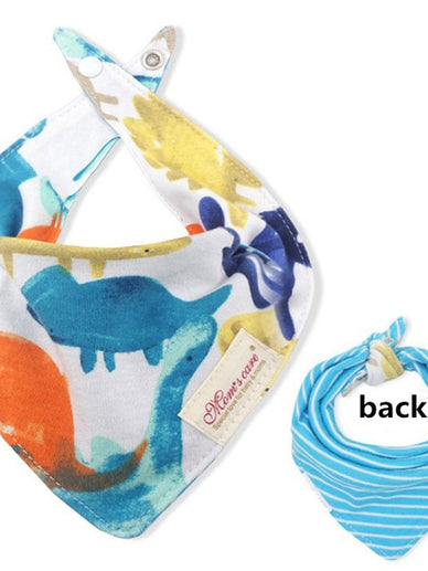 New Baby Bibs Cotton Bandana 2 Sides Use