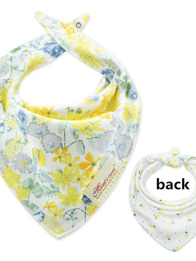 New Baby Bibs Cotton Bandana 2 Sides Use