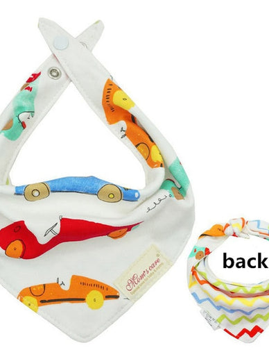 New Baby Bibs Cotton Bandana 2 Sides Use