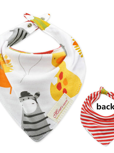 New Baby Bibs Cotton Bandana 2 Sides Use