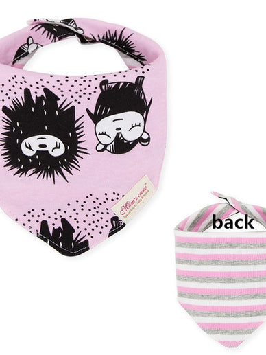 New Baby Bibs Cotton Bandana 2 Sides Use