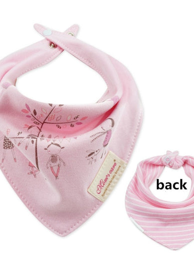 New Baby Bibs Cotton Bandana 2 Sides Use
