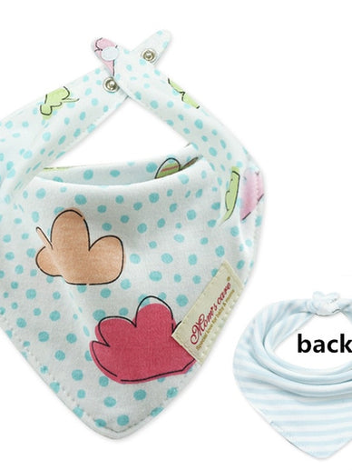 New Baby Bibs Cotton Bandana 2 Sides Use