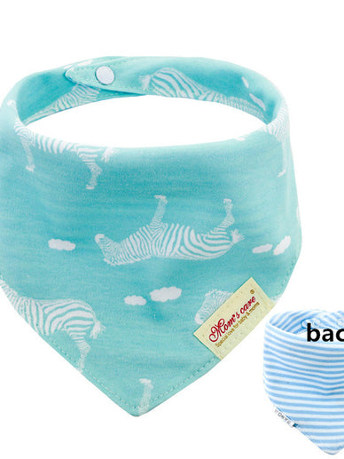 New Baby Bibs Cotton Bandana 2 Sides Use