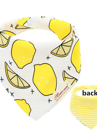 New Baby Bibs Cotton Bandana 2 Sides Use