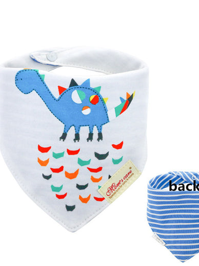 New Baby Bibs Cotton Bandana 2 Sides Use