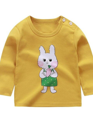Baby Girl Boy Long Tshirt Cartoon