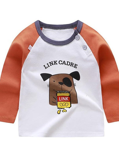 Baby Girl Boy Long Tshirt Cartoon