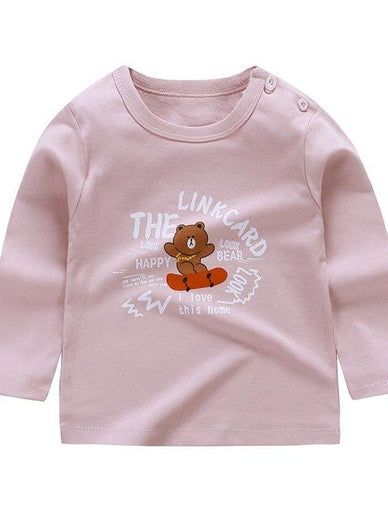 Baby Girl Boy Long Tshirt Cartoon