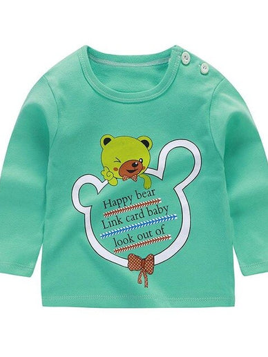 Baby Girl Boy Long Tshirt Cartoon