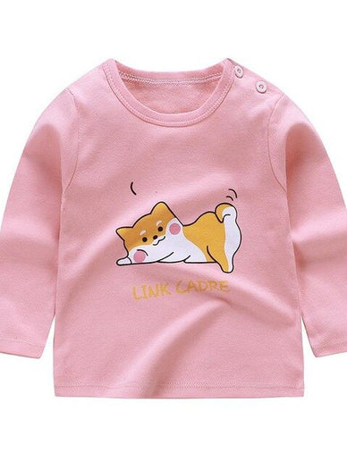 Baby Girl Boy Long Tshirt Cartoon