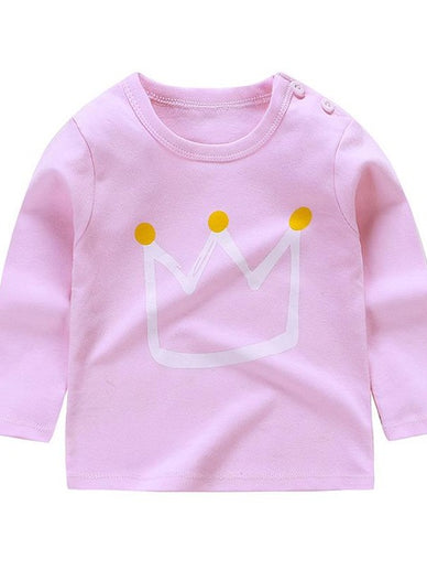Baby Girl Boy Long Tshirt Cartoon