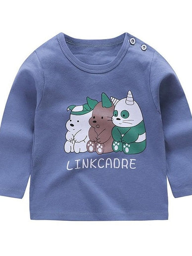 Baby Girl Boy Long Tshirt Cartoon