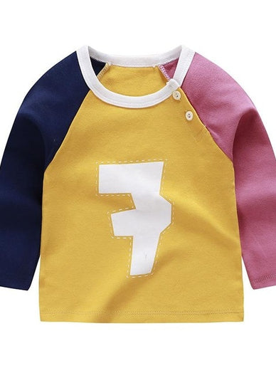 Baby Girl Boy Long Tshirt Cartoon