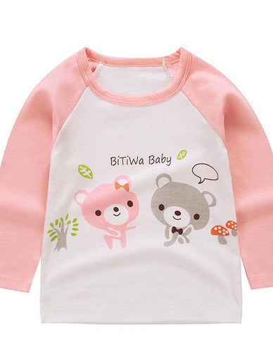 Baby Boys Girls - Long Sleeve Tshirt Cotton