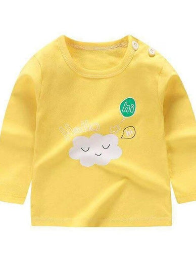 Baby Boys Girls - Long Sleeve Tshirt Cotton