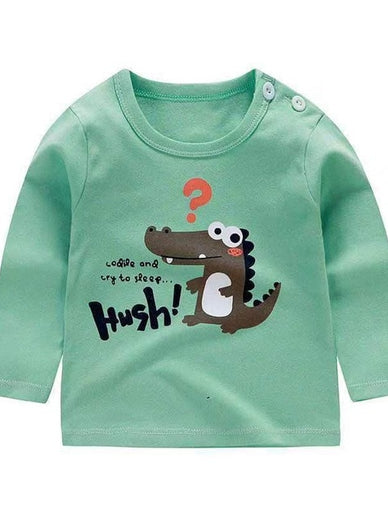 Baby Boys Girls - Long Sleeve Tshirt Cotton