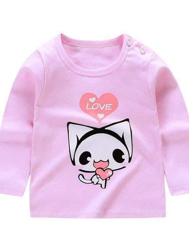 Baby Boys Girls - Long Sleeve Tshirt Cotton