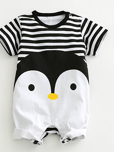 Lovely Baby Boy Girl Rompers Penguin