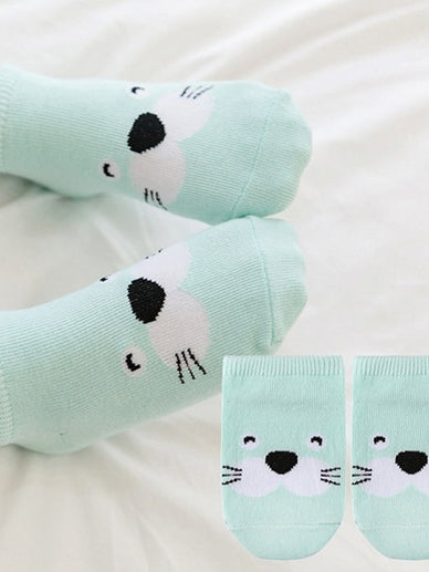 Cotton Summer - Aumtumn  Cartoon Socsk for 0-2Years