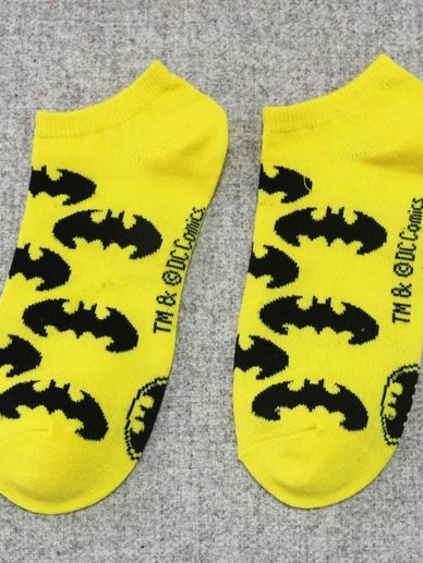 Colorful Green Lantern Cartoon Socks