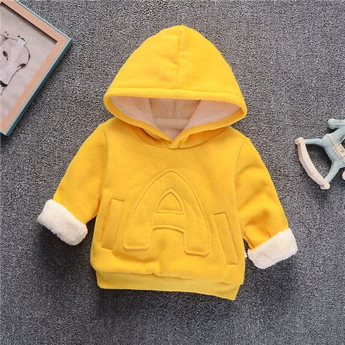 Baby Girl Boys Hoodies Winter Thick