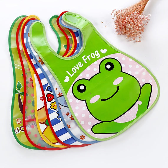 Safety Baby Bibs Plastic Waterproof