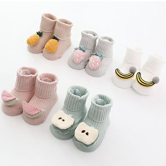 Baby Anti-Slip Socks Cartoon 0-18M