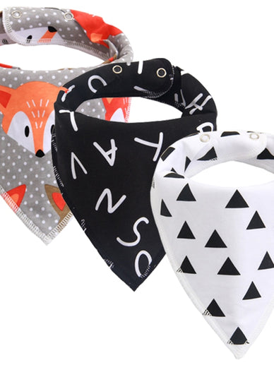 Bandana Drool Bibs Cotton 1 Pcs Unisex