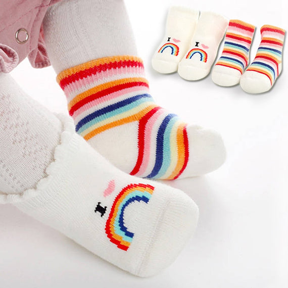 Newborn Baby Anti-Slip Socks Soft w/20 Style