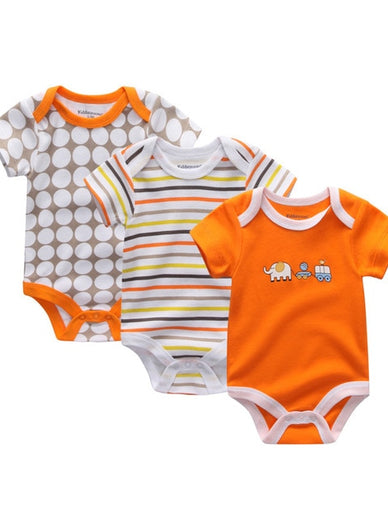 Unicorn Bodysuits 3PCS 0-12M