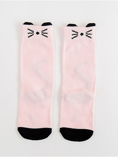 Unisex Lovely Cute Cartoon Knee Socks 0-3Y