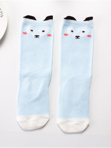 Unisex Lovely Cute Cartoon Knee Socks 0-3Y