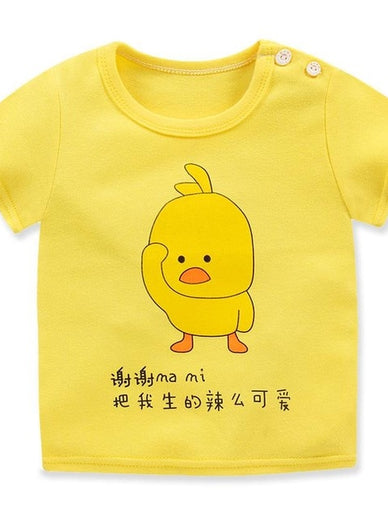 Baby Boys  Summer  T-Shirt Cartoon Print 0-2Y