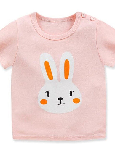 Baby Boys  Summer  T-Shirt Cartoon Print 0-2Y