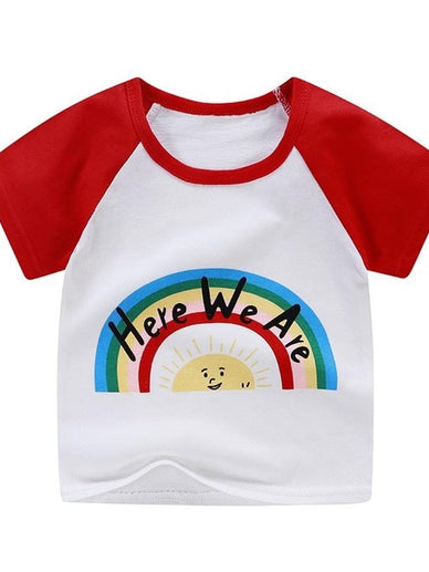 Baby Boys Summer T-Shirt Cartoon Print 0-2Y
