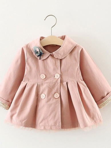 Spring  Baby Girl Warm Outerwear Jacket